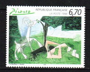 Франция, 1998, Живопись Пикассо, 1 марка